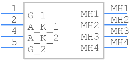 SK70KQ12 - Semikron - PCB symbol