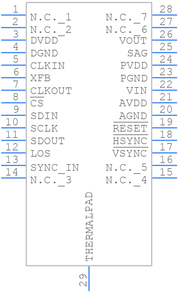 AT7456E - ICOF - PCB symbol