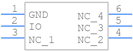 DS28E25P+T - Analog Devices - PCB symbol