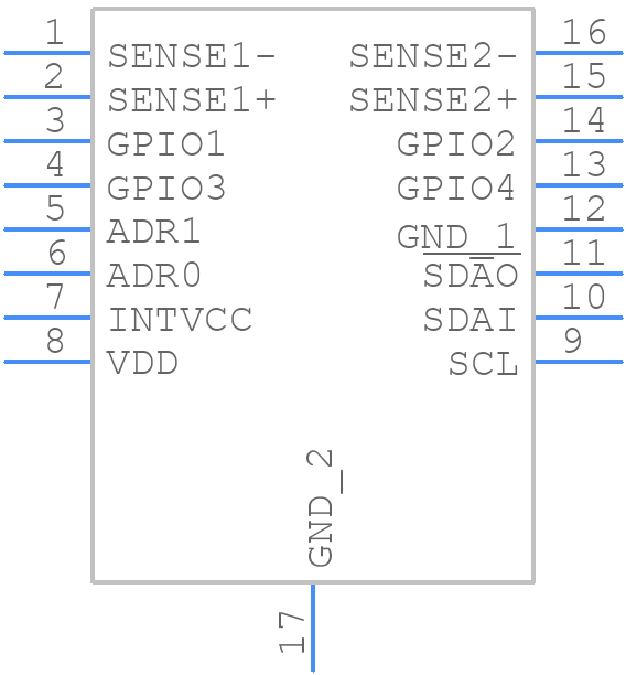 LTC2992HDE-1#TRPBF - Analog Devices - PCB symbol
