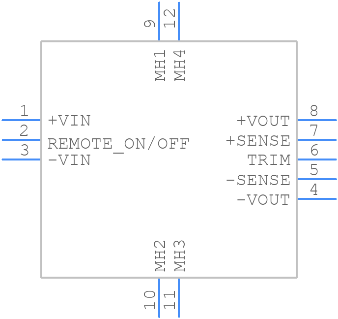 ERM04B110-HS - Artesyn Embedded Technologies - PCB symbol