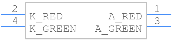 APTBD3216SURKCGKC-01 - Kingbright - PCB symbol