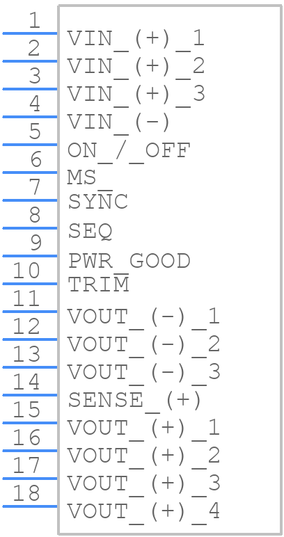 i6A4W010A033V-0S1-R - TDK Lambda - PCB symbol
