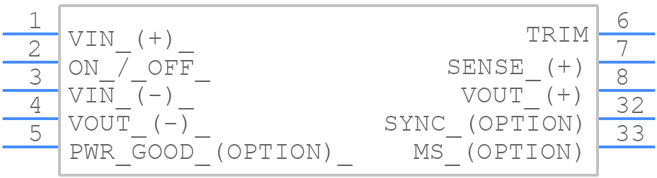 I6A4W020A033V-005-R - TDK Lambda - PCB symbol