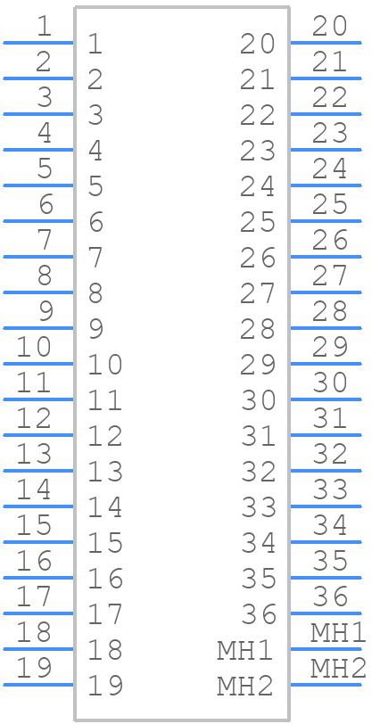 52986-3679 - Molex - PCB symbol