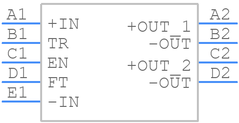 DCM3623TA5N31B4T00 - VICOR - PCB symbol