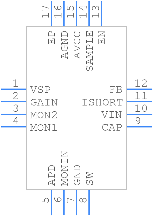 TPS61390RTER - Texas Instruments - PCB symbol