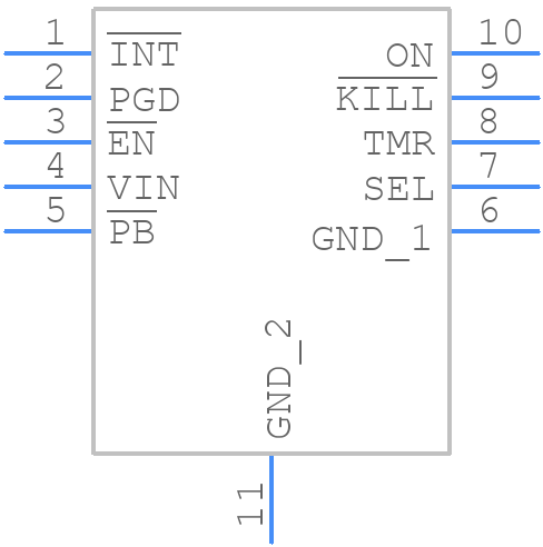 LTC2955CDDB-2#TRMPBF - Analog Devices - PCB symbol