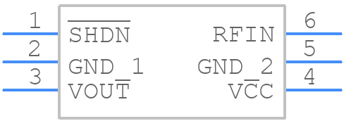 LTC5508ESC6#TRPBF - Analog Devices - PCB symbol