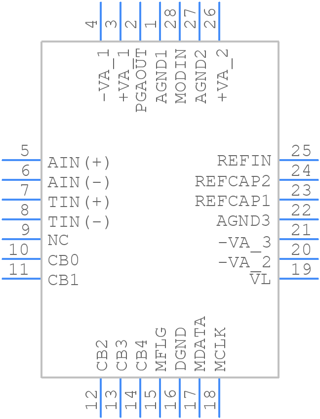 AD1555BP - Analog Devices - PCB symbol
