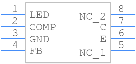 TPS5904DCS - Texas Instruments - PCB symbol