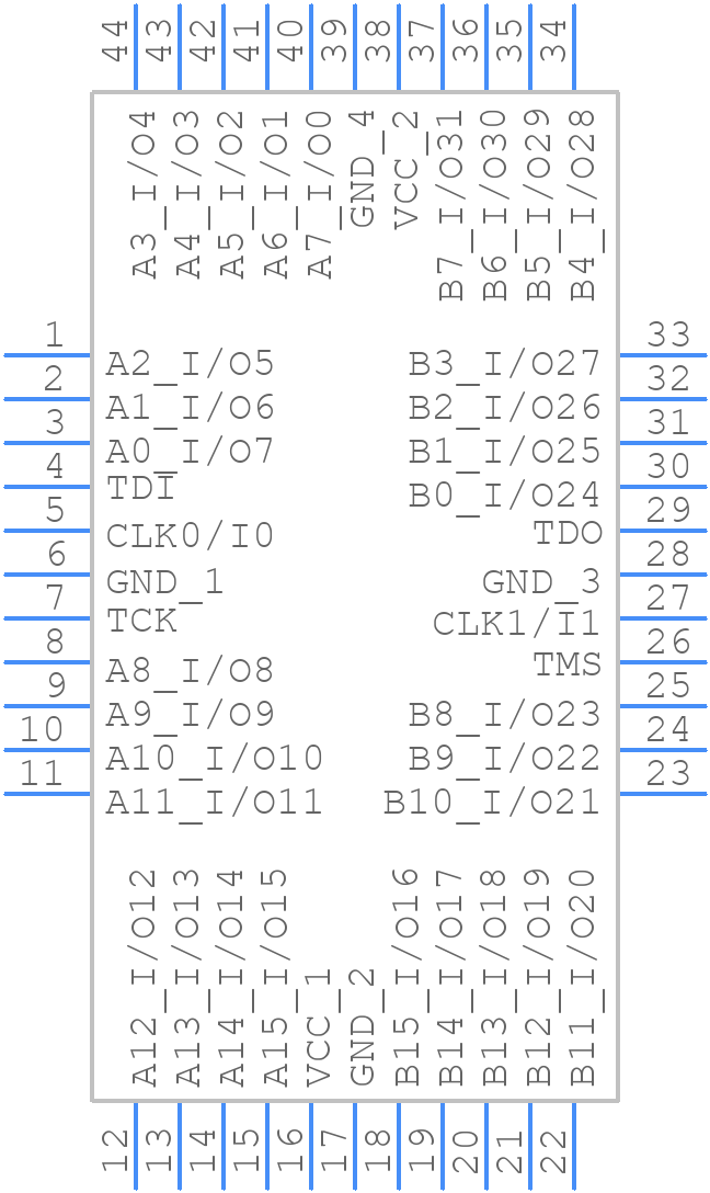 M4A5-32/32-10VI - Lattice Semiconductor - PCB symbol