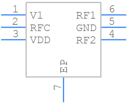 PE42424A-Z - Peregrine Semiconductor - PCB symbol