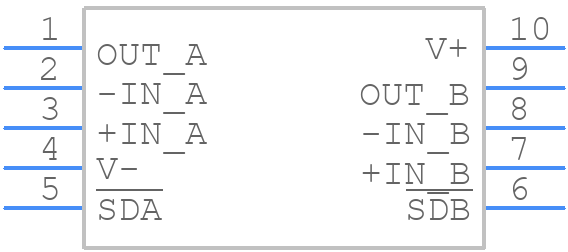 AD8592 - Analog Devices - PCB symbol