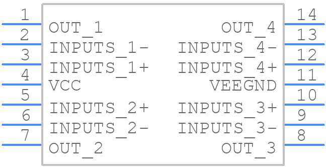 LM224NG - onsemi - PCB symbol