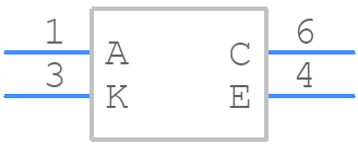 TLP124(BV-TPLF) - Toshiba - PCB symbol