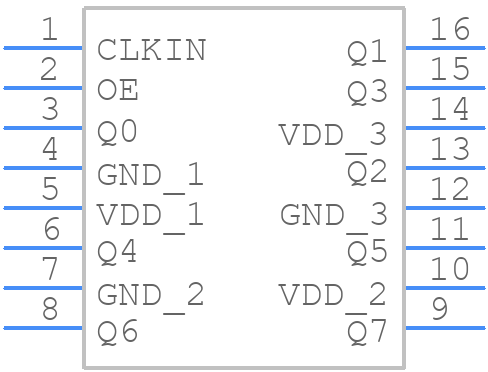 NB3V1108CDTR2G - onsemi - PCB symbol