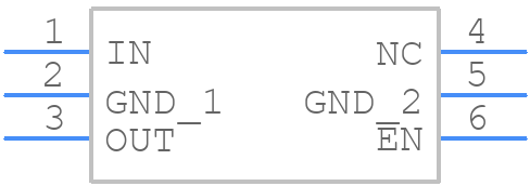 NCP170AXV135T2G - onsemi - PCB symbol
