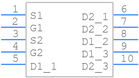 SQJ960EP-T1-GE3 - Vishay - PCB symbol