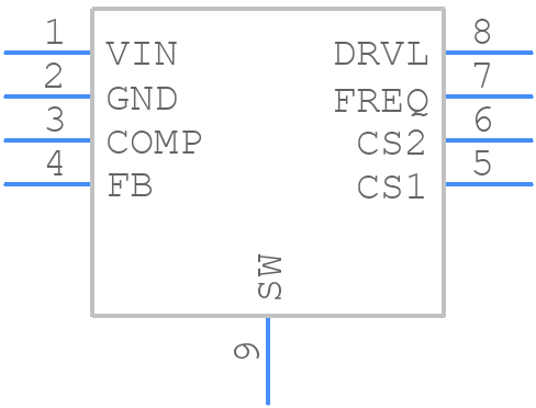 EUP3468AWIR1 - EUTECH - PCB symbol