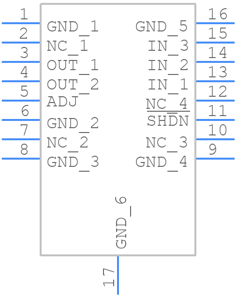 LT3012HFE#TRPBF - Analog Devices - PCB symbol