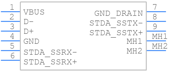 48405-0004 - Molex - PCB symbol