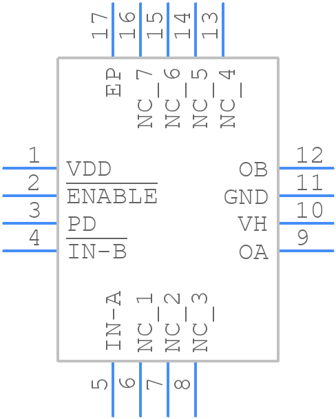 ISL55111IRZ-T - Renesas Electronics - PCB symbol
