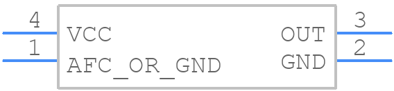 7Z38471001 - TXC CORPORATION - PCB symbol