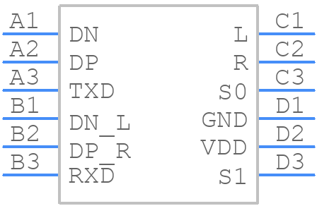 FSA1153 - onsemi - PCB symbol