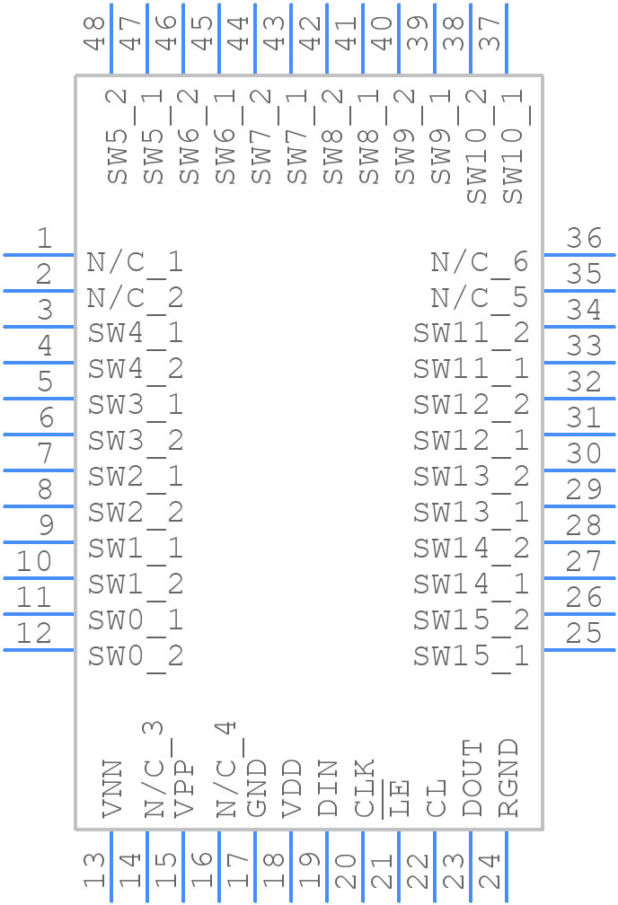 CPC7701K - LITTELFUSE - PCB symbol