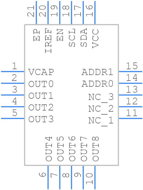 LP5009RUKR - Texas Instruments - PCB symbol