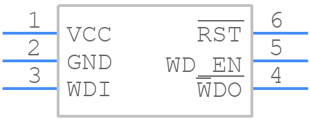 MAX16155ABAD+ - Analog Devices - PCB symbol
