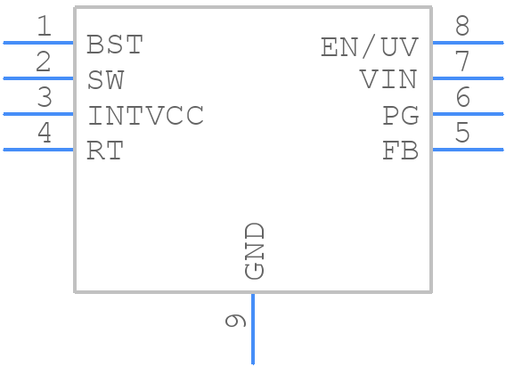 LT8607HDC#TRPBF - Analog Devices - PCB symbol