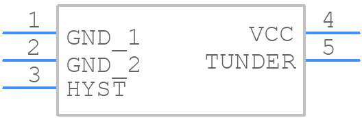 MAX6504UKN015+T - Analog Devices - PCB symbol