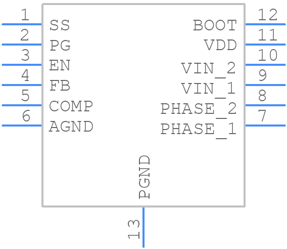 ISL85003AFRZ - Renesas Electronics - PCB symbol