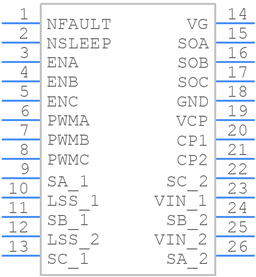 MP6540GU-Z - Monolithic Power Systems (MPS) - PCB symbol