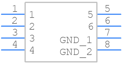 M8AS-06PMMR-SF8001 - Amphenol - PCB symbol
