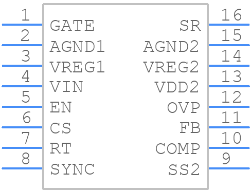 ADP1071-2ARWZ - Analog Devices - PCB symbol
