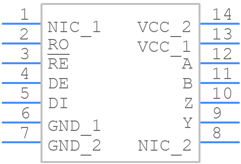 ADM3063EARZ-R7 - Analog Devices - PCB symbol