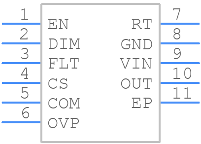 TS19501CB10 RBG - Taiwan Semiconductor - PCB symbol