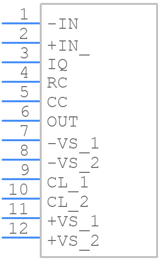 PA91 - Apex Microtechnology - PCB symbol