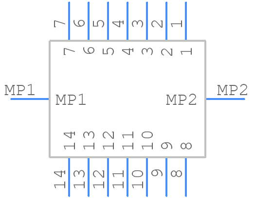 105429-1114 - Molex - PCB symbol