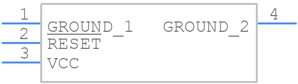 DS1233AZ-15+ - Analog Devices - PCB symbol