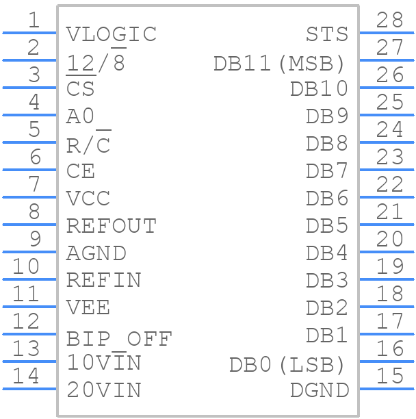AD1674JNZ - Analog Devices - PCB symbol