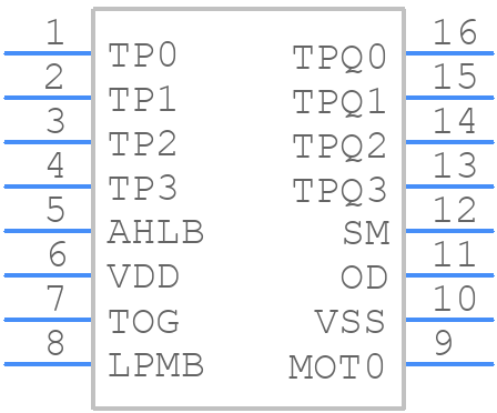 TTP224B-BSBN - TONTEK - PCB symbol