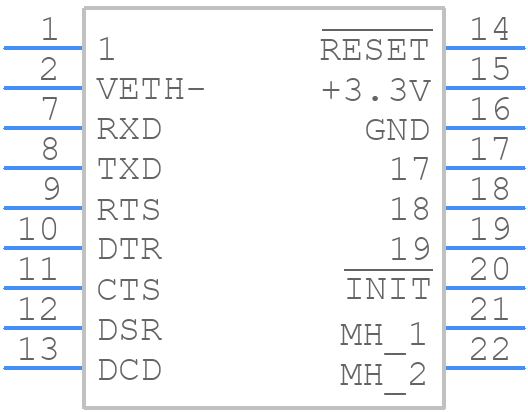 DC-ME-01T-S - Digi International - PCB symbol