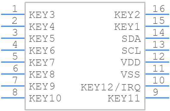 BS8112A-3 - Holtek - PCB symbol
