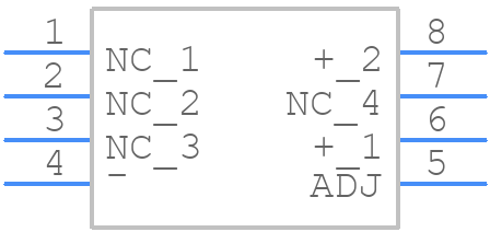 LT1009CMS8#PBF - Analog Devices - PCB symbol