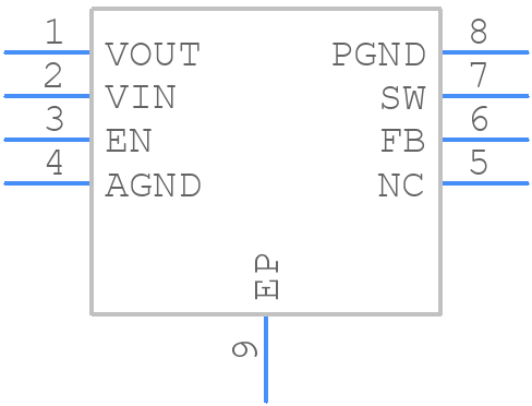 MIC2289-34YML_TR - Microchip - PCB symbol