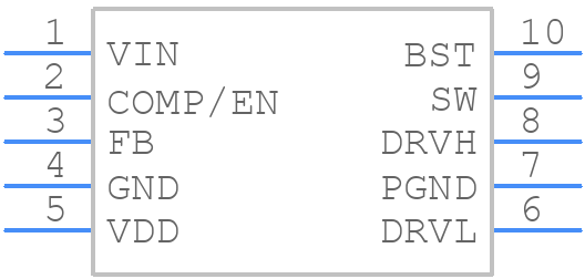 ADP1883ARMZ-0.3-R7 - Analog Devices - PCB symbol